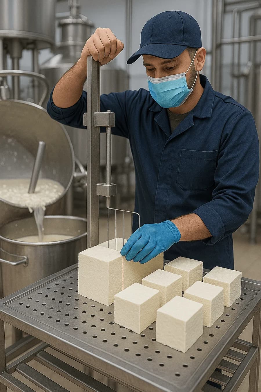 Supreme Dairy hygiene standards on the production line